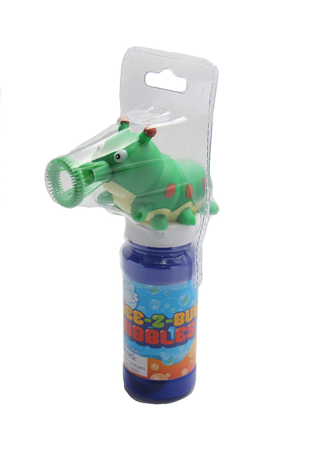 Animal Bubble Blower Toy - Dip and Squeeze - No Blowing Needed! (Green Caterpillar)