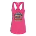 thumbnail image 2 of Wild Bobby, American By Birth Christian By Choice USA Flag Inspirational/Christian Ladies Racerback Tank Top, Raspberry, X-Large, 2 of 3