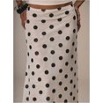 thumbnail image 4 of Women'S Polka Dots Midi Skirt Summer Mesh Flowy Long Skirts White S, 4 of 9