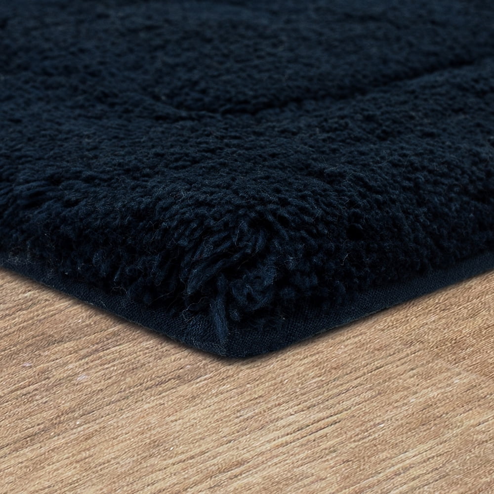 Mohawk Home Regency Plush Stain/Fade Resistant Non-Slip Machine Washable Bath Mat, Twilight, 2' x 5'