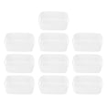thumbnail image 2 of 10PCS Plastic Storage Bins, Small Plastic Side Handle Rounded Edges Storage Baskets Versatile Containers On Cupboards Shelves Tubs For Kitchen Office Bathroom, 2 of 8