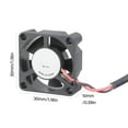 thumbnail image 2 of Quiet 5V USB Blower Fan High Airflows Cooling Radiator For Printer PC CPU 30x30x10mm, 2 of 9