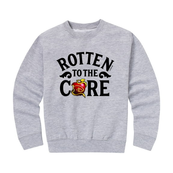 Descendants - Rotten To The Core - Toddler And Youth Crewneck Fleece Sweatshirt