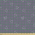 thumbnail image 2 of Spring Upholstery Fabric by the Yard, Flower Petals Blossoming Bouquets Floral Vintage Toned Ornamental Essence Pattern, Decorative Fabric for DIY and Home Accents, Pale Eggplant by Ambesonne, 2 of 5