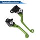 thumbnail image 5 of Palancas de freno y embrague cortas para Yamaha WR250F 2017-2022, palanca de freno de manillar de motocicleta, aleación de aluminio, verde sólido, 1 par, 5 of 6