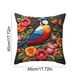 thumbnail image 3 of Decoración del hogar, Otros artículos de decoración, Fundas de cojín con motivos florales y pájaros, cojines de sofá estampados para sala de estar, fundas de cojín con bordados simulados, artículos de, 3 of 6