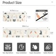 thumbnail image 3 of Yayeee Faucet Mat for Kitchen Sink 14.7" Diatomite Long Splash Guard Pad, Bunnies and Carrots, 3 of 7