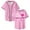 Pink, variant on AJ Lee Love Bites Merch Baseball Jersey Short Sleeve Button-up Shirts Men Women Streetwear Tops