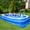 Blue, variant on Yaoyar Rectangular Pool Cover, Above Ground Pool Covers, Inflatable Pool Cover for Swim Keeps Out Leaves Debris Dirt