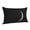 14"x20", variant on Crescent Moon Rectangle Throw Pillow Cover Cushion Case Hidden Zipper Home Decorative Pillowcase Printed 14"x20"