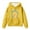 Yellow, variant on Tween Girls Hoodies Sweatshirts Cute Cartoon Print Long Sleeve Pullover Hooded Sweatshirt With Drawstring Pocket Casual Clothing Grey Size 10-11T
