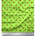 thumbnail image 1 of Soimoi Silk Fabric Guitar Musical Instrument Print Fabric by Yard 42 Inch Wide, 1 of 3