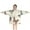 Beige Butterfly Pattern, variant on Black White Butterfly Pattern Blanket Hoodies for Kids 6-13YR Oversize Wearable Blanket Hoodies for Boys Girls Teens