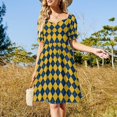 thumbnail image 2 of Morgantown - Argyle Sleeveless Dress luxury dresses sexy dress for women dress, 2 of 6