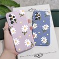 thumbnail image 4 of case for Galaxy S20+ Plus 5G Case - Cute Daisy, Camera Lens Protection, Slim Shockproof TPU Bumper, Liquid Silicone - Purple, 4 of 7