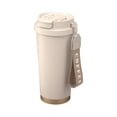 thumbnail image 1 of Injueey Botella de agua caliente de acero inoxidable, taza a prueba de fugas para el hogar, taza de café reutilizable sellada y a prueba de Juegos de servir café y té blanco, 1 of 6
