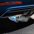 thumbnail image 5 of bbymog Accessoires Intérieurs de Voiture Gomme de Queue Modifiée Gomme de Queue en Deux Tuyaux Doubles en Forme de Cœur, 5 of 5
