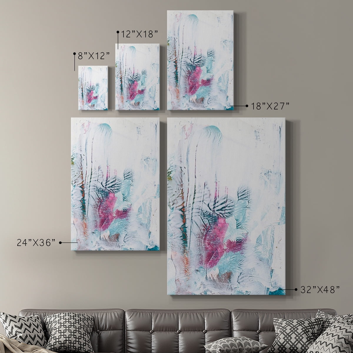 Magneta Coral I Premium Gallery Wrapped Canvas - Ready to Hang