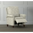 thumbnail image 4 of Homesvale Lincoln Living Room Push Back Recliner Chair, Taupe-Gray Coral Print Polyester, 4 of 4