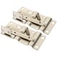 thumbnail image 1 of NUOLUX 2Ud Bisagras Tipo Tijera Plateadas Para Gabinetes Con Apertura Suave Y Estructura Resistente, 1 of 6