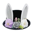thumbnail image 3 of Lunxisen 2 Pcs Easter Bunny Ears Hat Fluffy Cute Performance Party Decoration Cosplay Costume Accessory, 3 of 9