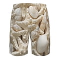 thumbnail image 6 of Naloa Starfish and Sea Shells Men's Beach Shorts, Surfing shorts, Swim trunks, Quick Dry Swim Trunks for Surfing Beach Fun - XX-Large, 6 of 9