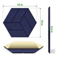 thumbnail image 2 of Paquete de 12 Paneles AcúSticos Autoadhesivos, Paneles de Espuma Hexagonales una Prueba de Sonido, Acolchado una Prueba de Sonido para Pared Utilizado para Studio D, 2 of 7