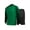 Green, variant on Linjinx Men's Padded Goalkeeper Soccer Jersey and Shorts Pants Set Long Sleeves Goalie Shirt Football Black M
