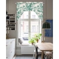 thumbnail image 5 of Green Garden Retro Kitchen Swag Valances for Windows, Modern Art Building Tree Boat Swag Valances Curtains for Living Room, Rod Pocket Window Treatments for Bathroom, Bedroom, Cafe, 56"x36", 5 of 6