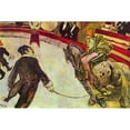 thumbnail image 3 of Toulouse-Lautrec, Henri de 14x11 Black Modern Framed Museum Art Print Titled - At the circus Fernando, 3 of 5