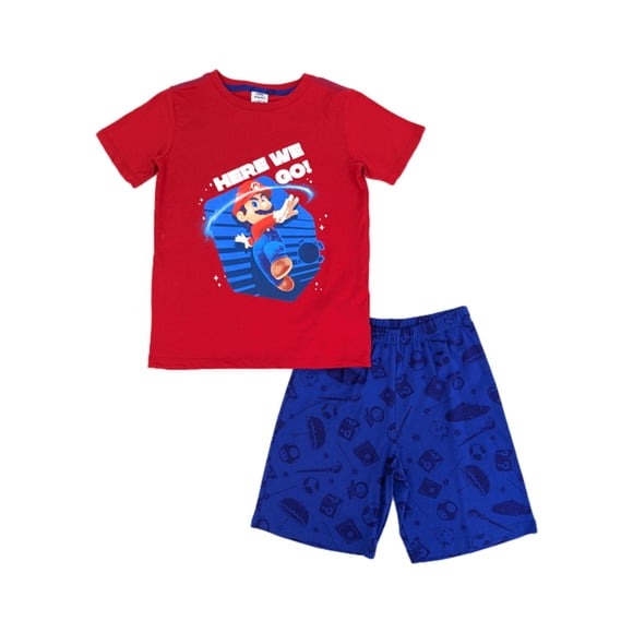 Playera Manga Corta Chiffon Short Chiffon Mario Bros Multicolor Talla 8