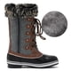 thumbnail image 2 of Dream Pairs Botas de nieve cálidas de invierno para mujer Botas de nieve informales impermeables a media pantorrilla para exteriores RIVER_1 Dream Pairs MAINE, 2 of 6