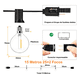 thumbnail image 3 of 25 piezas Guirnalda De Luces Led Exterior Modelo Negro, 3 of 4