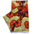 thumbnail image 2 of African Fabric 100% Cotton Ankara Wax Print Fabric soft 6 Yards Cloth for Party Dress, 2 of 3