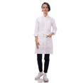 thumbnail image 3 of Chef Works Unisex Half Bistro Server Apron, Kitchen Apron with Pocket, White, 3 of 6