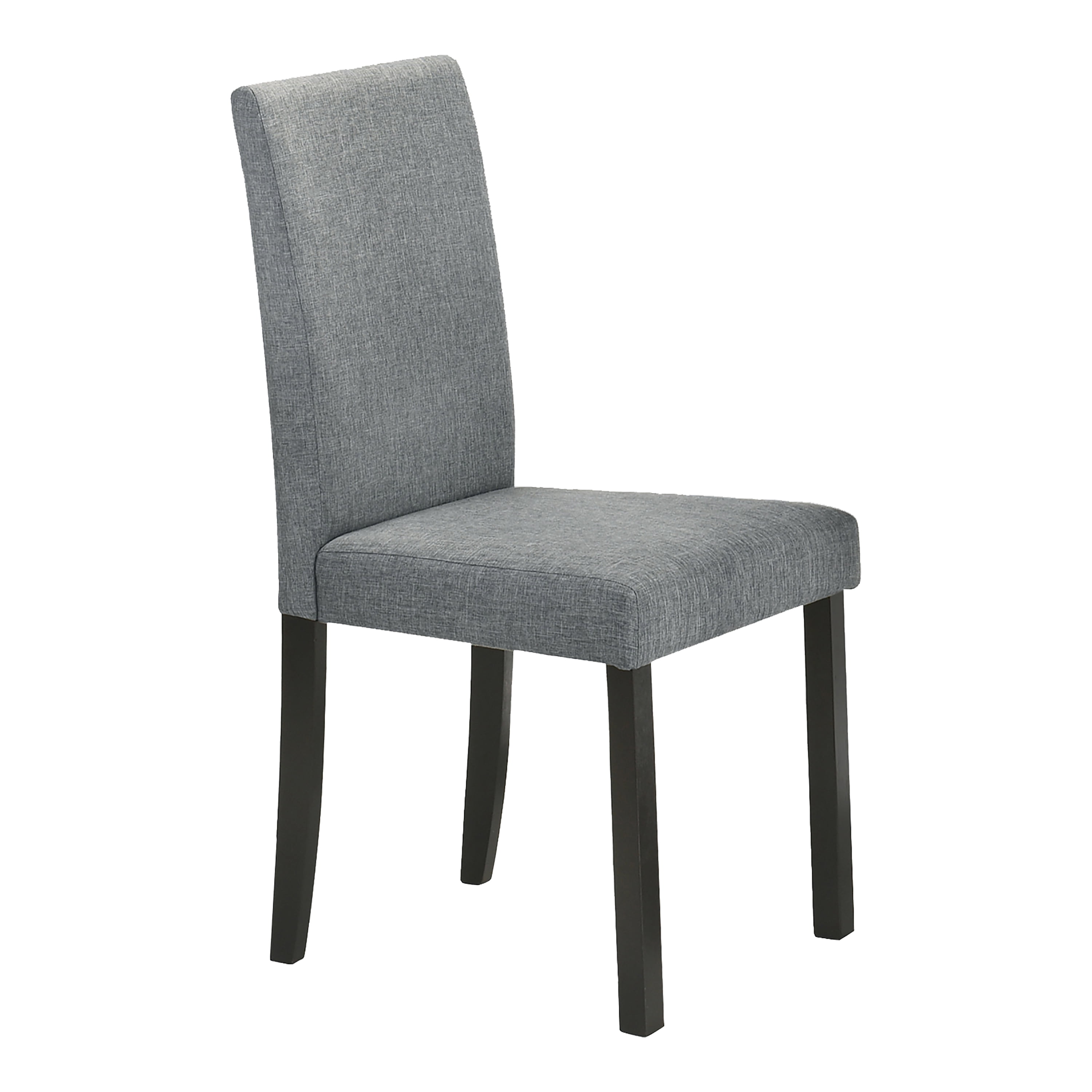 Furniture of America Risso Modern Fabric Upholstered High Back Dining Side Chairs, Espresso (Set of 4)