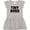 AC-Heather Grey, variant on Inktastic Tiny Boss Girls Toddler Dress