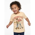 thumbnail image 5 of Toy Story Toddler Girls Howdy Sheriff Tee with Short Sleeves, Sizes 12M-5T, 5 of 7