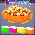 thumbnail image 2 of Bandejas de papel Hoolerry Neon Glow para fiestas, 48 unidades, para aperitivos, 2 of 6