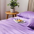 thumbnail image 2 of FFIY Bed Sheet Set Bamboo Sheets Deep Pockets 16" Eco Friendly Wrinkle Free Sheets Hotel Bedding Machine Washable Silky Soft (Dark Grey, Queen), 2 of 7
