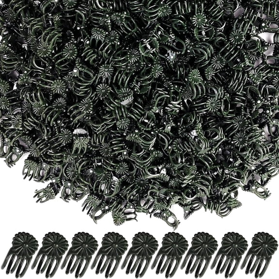 Sherry 200pcs Orchid Clips for Plant Support - Sturdy Vine Clips for Orchids, Tomatoes & Climbing Plants - Reusable Plastic Plant Support Clips