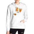 thumbnail image 2 of COMIO Corgi Sushi Funny Dog Gift Pullover Hoodie, 2 of 4