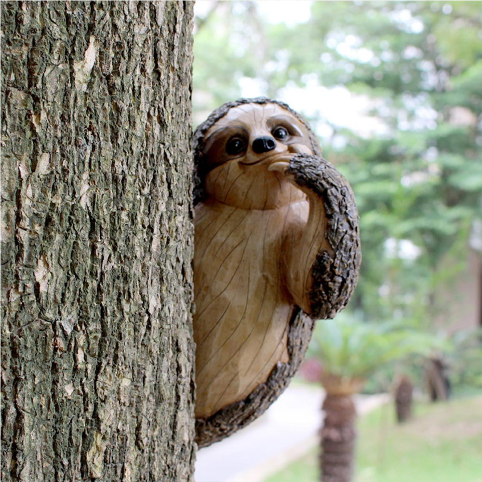 1pc Sloth Tree Hugger Ornament Garden Sloth Sculptures Animal Art Yard Outdoor Decoration Figurine Gifts And Garden Decor Face For Trees - 1pc Sloth Tree Hugger Ornament Garden Sloth Sculptures Animal Art Yard Outdoor Decoration Figurine Gifts And Garden Decor Face For Trees -