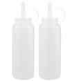 thumbnail image 1 of MERRYHAPY 2Pcs Salad Dressing Container Plastic Clean Kitchen Use for Home Use, 1 of 8