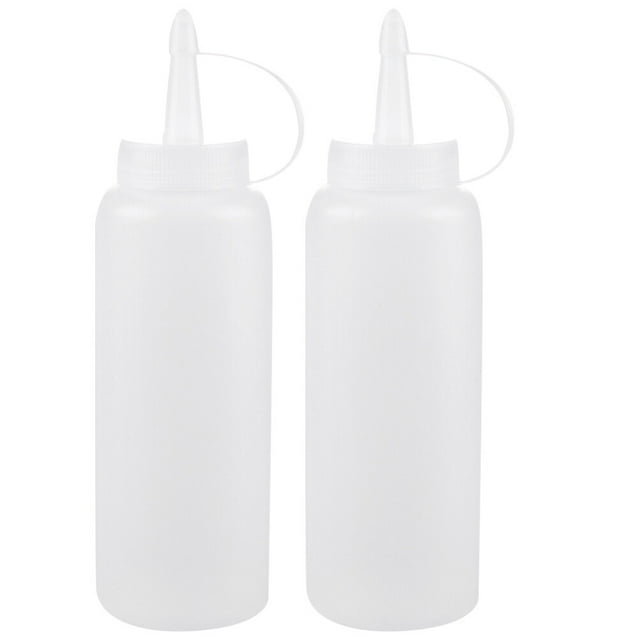 MERRYHAPY 2Pcs Salad Dressing Container Plastic Clean Kitchen Use for Home Use