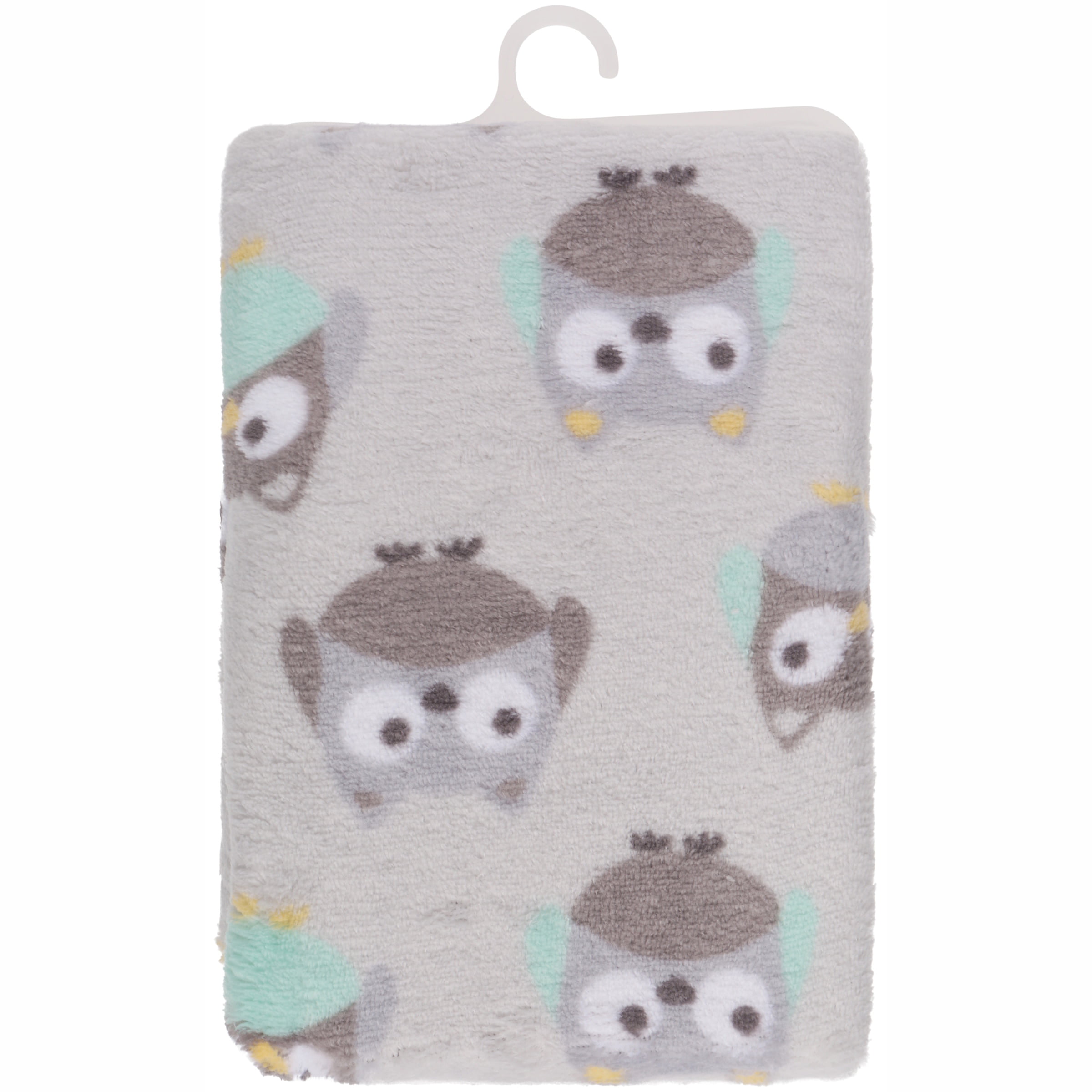 Christmas Children's Plush Owl Blanket Choice Colours Approx 90cm x 60cm NEW 