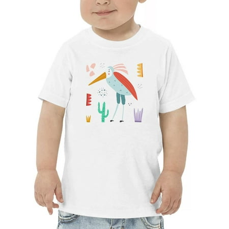 

Funny Kids Heron Drawing T-Shirt Toddler -Image by Shutterstock 3 Toddler