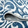 thumbnail image 5 of Madison Traditional 5' Round Gray Polypropylene Indoor Area Rug, 5 of 7
