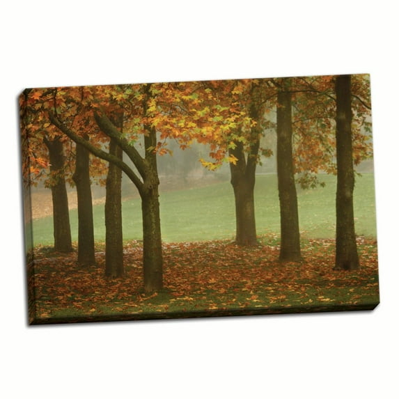 Gango Home Decor Colors in the Mist VII by Vitaly Geyman (Ready to Hang); One 36x24in Hand-Stretched Canvas