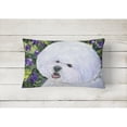 thumbnail image 2 of Dog Portrait/Landscape Painting Fabric Decorative Pillow, 2 of 3
